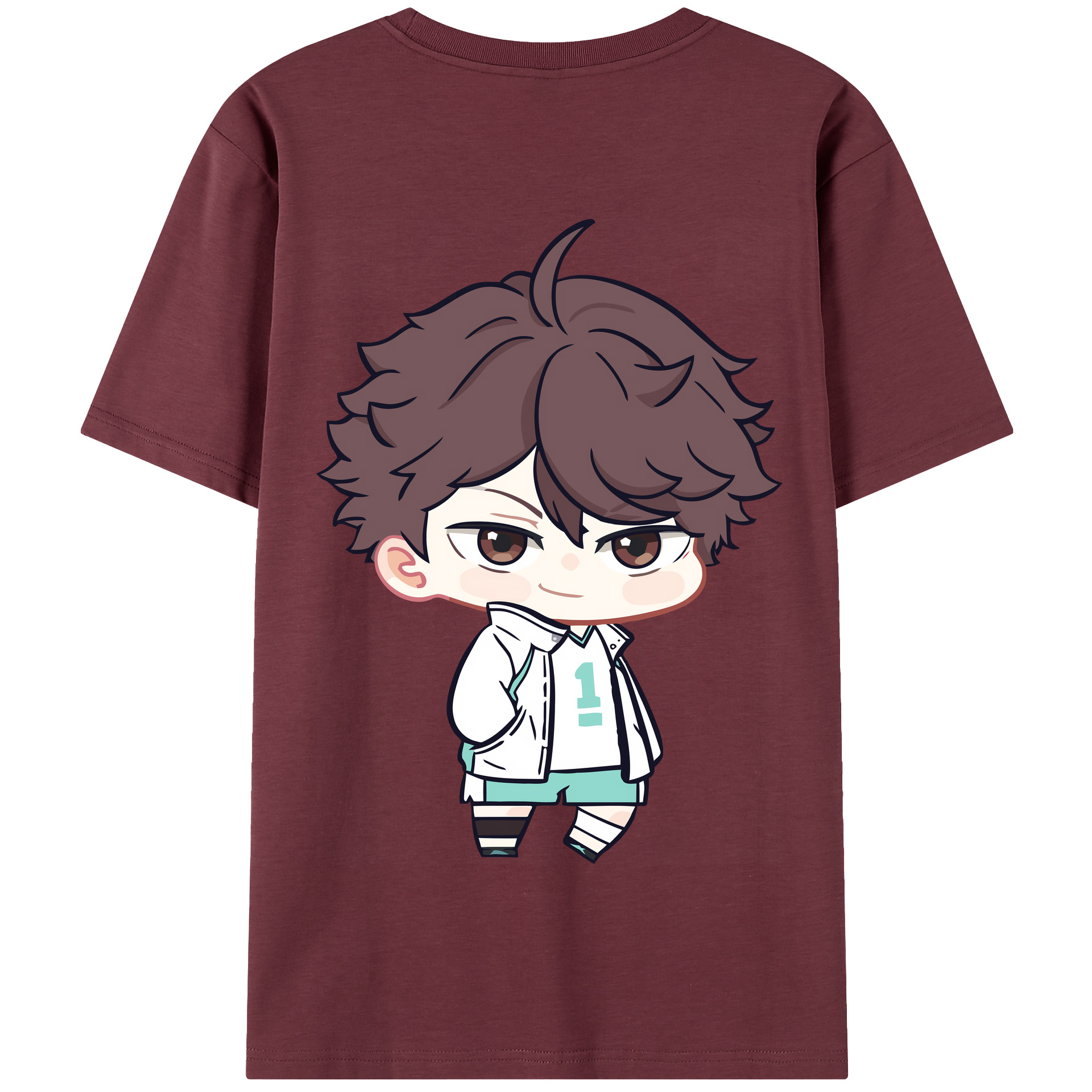 （画像用） ハイキュー!! Haikyu!! 綿100％半袖Tシャツ（背面プリント）
